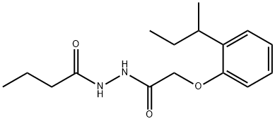 N'-[2-(2-sec-butylphenoxy)acetyl]butanohydrazide,882588-57-0,结构式