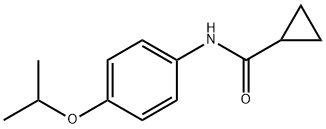 N-(4-propan-2-yloxyphenyl)cyclopropanecarboxamide Struktur