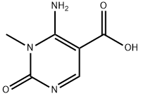 6-amino-1-methyl-2-oxo-1,2-dihydro-5-pyrimidinecarboxylic acid Structure