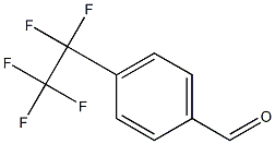 4-(全氟乙基)苯甲醛,884602-82-8,结构式