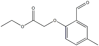 2-(4-甲基-2-甲酰基苯氧基)乙酸乙酯,88521-73-7,结构式