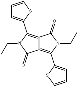 Pyrrolo[3,4-c]pyrrole-1,4-dione, 2,5-diethyl-2,5-dihydro-3,6-di-2-thienyl- Structure