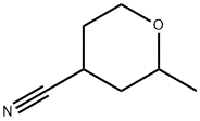 2H-Pyran-4-carbonitrile, tetrahydro-2-methyl- Structure