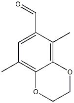 1,4-Benzodioxin-6-carboxaldehyde, 2,3-dihydro-5,8-dimethyl- Struktur