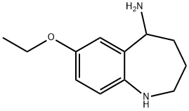 7-ETHOXY-2,3,4,5-TETRAHYDRO-1H-BENZO[B]AZEPIN-5-AMINE,886367-56-2,结构式