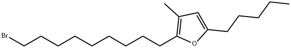 Furan, 2-(9-bromononyl)-3-methyl-5-pentyl-|