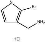 C-(2-Bromo-thiophen-3-yl)-methylamine hydrochloride Structure