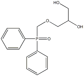 1,2-Propanediol, 3-[(diphenylphosphinyl)methoxy]-,88647-15-8,结构式