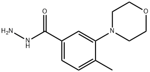 4-methyl-3-morpholin-4-ylbenzohydrazide Struktur