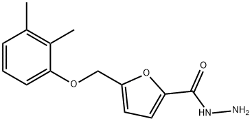 5-[(2,3-dimethylphenoxy)methyl]-2-furohydrazide Structure