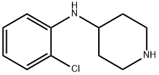 N-(2-chlorophenyl)piperidin-4-amine 化学構造式