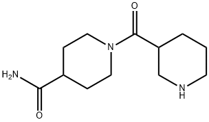 1-(piperidine-3-carbonyl)piperidine-4-carboxamide 结构式