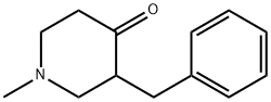 4-Piperidinone, 1-methyl-3-(phenylmethyl)- Structure