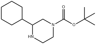 3-环己基哌嗪-1-羧酸叔丁酯,886780-33-2,结构式