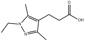 3-(1-Ethyl-3,5-dimethyl-1H-pyrazol-4-yl)propanoic acid|3-(1-乙基-3,5-二甲基-1H-吡唑-4-基)丙酸