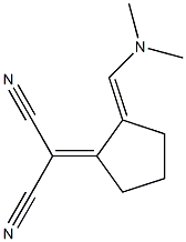 Propanedinitrile, [2-[(dimethylamino)methylene]cyclopentylidene]-,88745-28-2,结构式