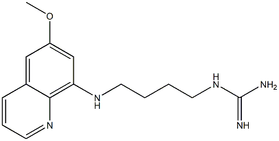 Guanidine,N-[4-[(6-methoxy-8-quinolinyl)amino]butyl]-,88755-57-1,结构式