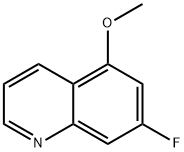 7-氟-5-甲氧基喹啉,887769-89-3,结构式