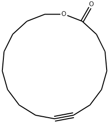 Oxacycloheptadec-8-yn-2-one Struktur