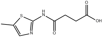 4-((5-methylthiazol-2-yl)amino)-4-oxobutanoic acid Structure