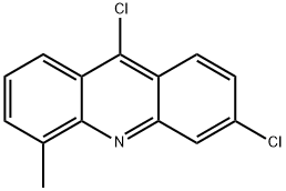 Acridine, 3,9-dichloro-5-methyl- 化学構造式