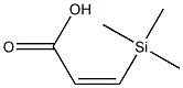 2-Propenoic acid, 3-(trimethylsilyl)-, (Z)- Struktur