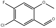 5-Chloro-4-fluoro-2-methoxy-benzaldehyde,889858-36-0,结构式