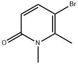 5-Bromo-1,6-dimethyl-1H-pyridin-2-one Struktur