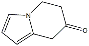 7(8H)-Indolizinone, 5,6-dihydro- Struktur