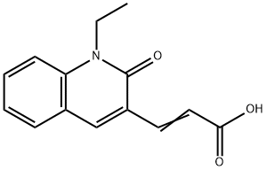 3-(1-Ethyl-2-oxo-1,2-dihydro-quinolin-3-yl)-acrylic acid|