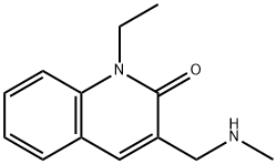 1-Ethyl-3-methylaminomethyl-1H-quinolin-2-one,890647-75-3,结构式