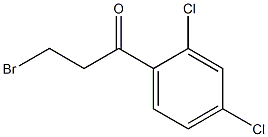 1-Propanone, 3-bromo-1-(2,4-dichlorophenyl)- 结构式