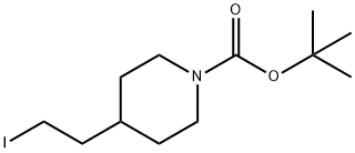 1-Boc-4-(2-iodoethyl)piperidine Struktur