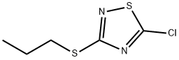 5-chloro-3-(propylsulfanyl)-1,2,4-thiadiazole Structure