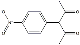 2,4-Pentanedione, 3-(4-nitrophenyl)- Struktur