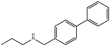 ({[1,1-biphenyl]-4-yl}methyl)(propyl)amine Structure