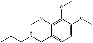プロピル[(2,3,4-トリメトキシフェニル)メチル]アミン 化学構造式