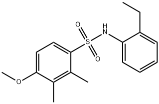 N-(2-ethylphenyl)-4-methoxy-2,3-dimethylbenzenesulfonamide|