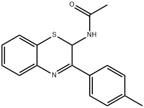 N-[3-(4-methylphenyl)-2H-1,4-benzothiazin-2-yl]acetamide,893692-92-7,结构式