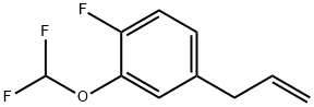 4-Allyl-2-difluoromethoxy-1-fluoro-benzene,893724-63-5,结构式