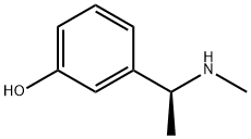 3-[(1S)-1-(METHYLAMINO)ETHYL]PHENOL 化学構造式