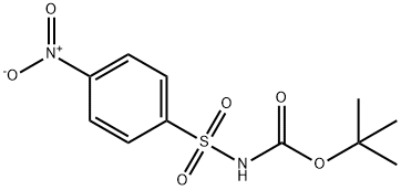 N-BOC-4-NITROBENZENESULFONAMIDE, 895153-23-8, 结构式