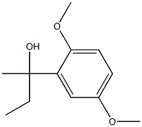 2-(2,5-ジメトキシフェニル)-2-ブタノール 化学構造式