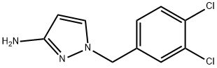 1-(3,4-dichlorobenzyl)-1H-pyrazol-3-amine,895929-56-3,结构式