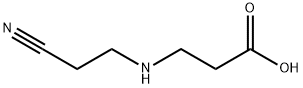 3-[(2-cyanoethyl)amino]propanoic acid Struktur
