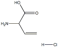 3-Butenoic acid, 2-amino-, hydrochloride Struktur