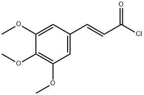 (2E)-3-(3,4,5-trimethoxyphenyl)prop-2-enoyl chloride,89652-61-9,结构式