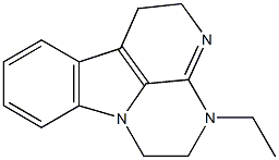 1H-3,4,6a-Triazafluoranthene, 4-ethyl-2,4,5,6-tetrahydro-,89703-39-9,结构式