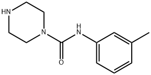 N-m-Tolylpiperazine-1-carboxamide Struktur