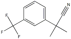 2-METHYL-2-(3-(TRIFLUOROMETHYL)PHENYL)PROPANENITRILE Structure